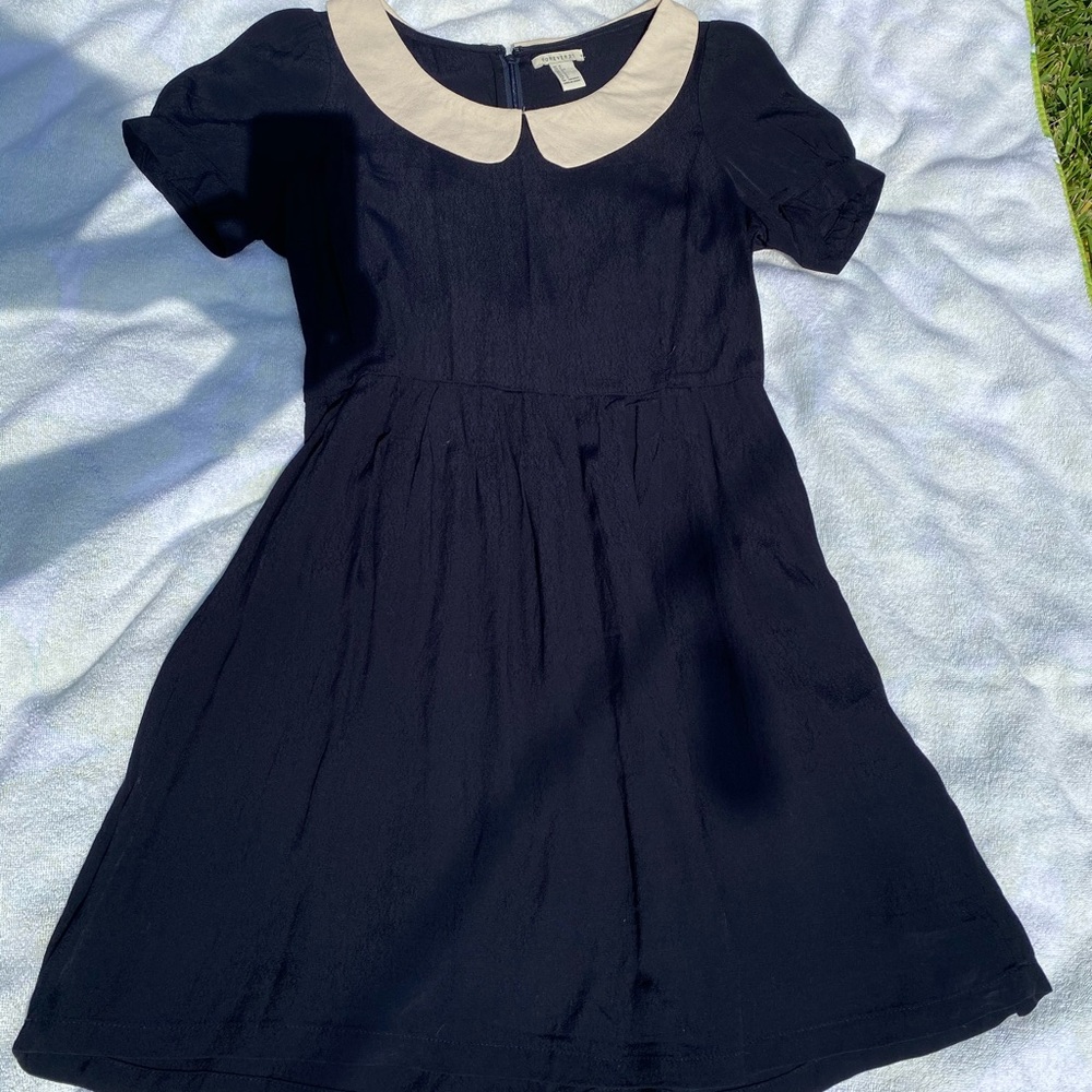 Forever 21 Black Dress w/ Collar